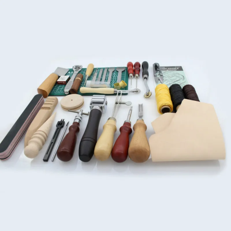 32 шт./лот инструменты для работы с кожей ручной инструмент набор инструментов