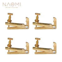 naomi 4pcs1set viola fine tuners spinner adjuster strings hooks golden plated fit for 15 16 viola accessories