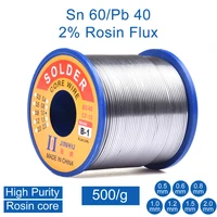 500g 0 5mm 0 8mm 1 0mm 2 0mm 60 tin rosin core solder wire for electrical repair ic repair