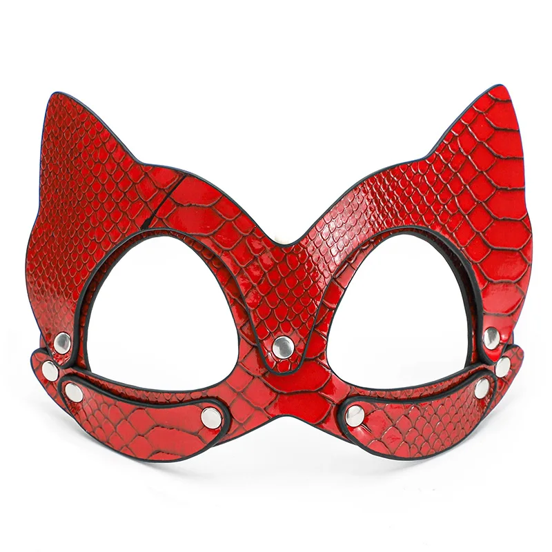 

Stage cat mask New Sexy Leather Mask Punk sex Cos Bunny Masks Half Eyes Cosplay Face Cat Masquerade Ball Carnival Fancy masks