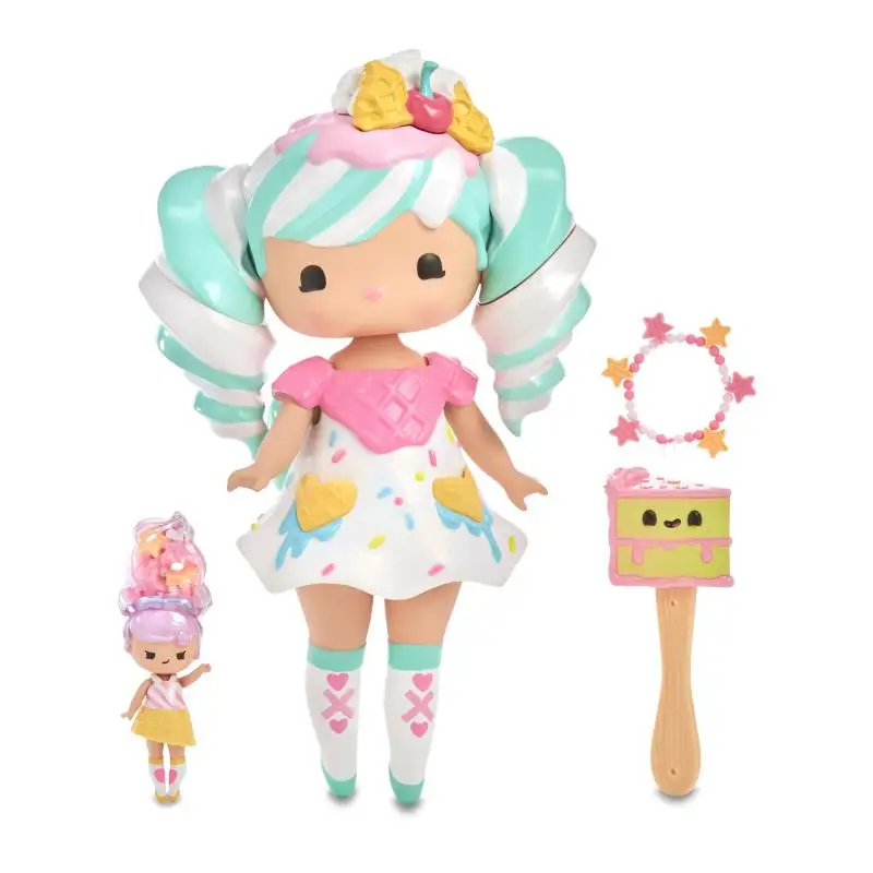 

Secret Crush Sundae Swirl 13 Inch Large Doll with Mini Doll Best Friend Toys Birthday Surprise Series Children Gift