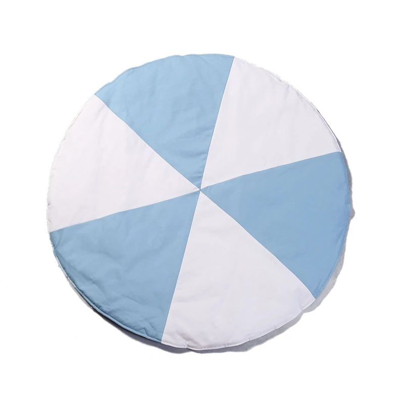 

Baby Soft Cotton ping Mat Crawling Pad Game Rugs Round Windmill Floor Carpet Kids Room Decoration for Toddlers