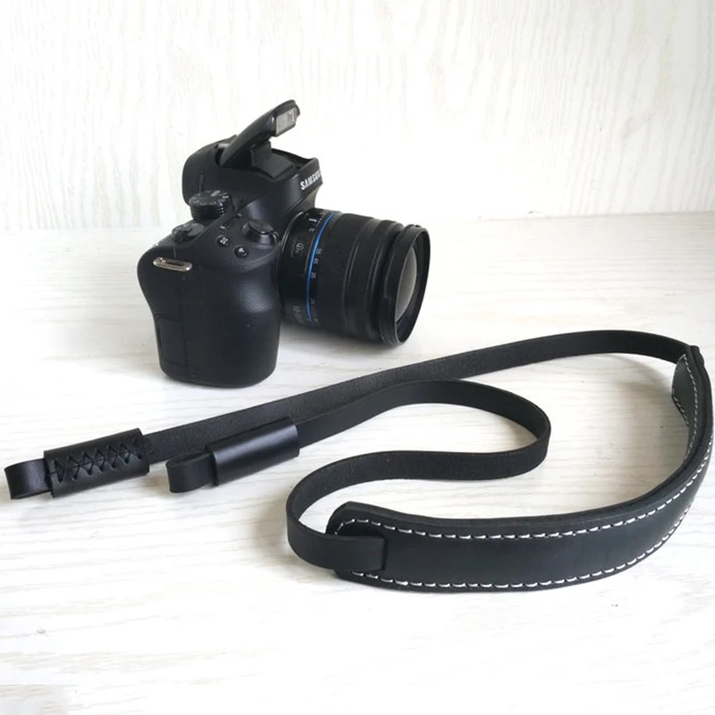 Ручной кожаный ремешок для шеи камеры высокого качества Регулируемый Ретро DSLR