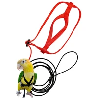 parrot harness leash flying anti bite traction rope bird training outdoor carrying for psittacus erithacus scarlet macaw parrots