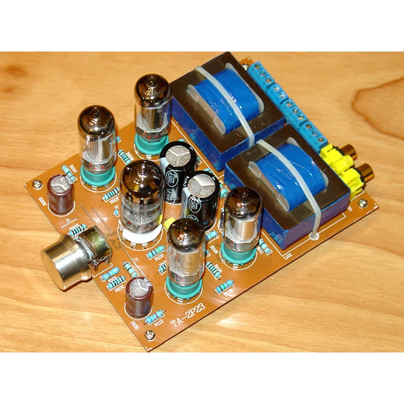 

6N1 or 6N2 push 2P3 parallel tube single-ended Class A power amplifier board 3W+3W, frequency response: 30-40Khz