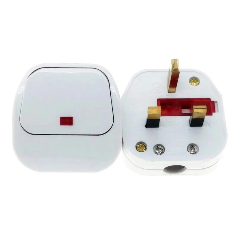 

Великобритания, Малайзия, Сингапур, Гонконг, переключаемый штекер, основной переключатель, светодиодный индикатор с предохранителем 13 Ампер