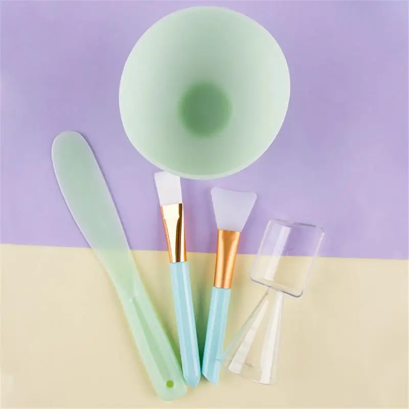 Набор для смешивания маски лица набор инструментов с силиконовой маской