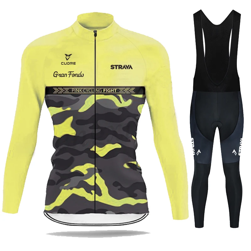 Трикотажный комплект одежды STRAVA мужской с длинным рукавом дышащий для