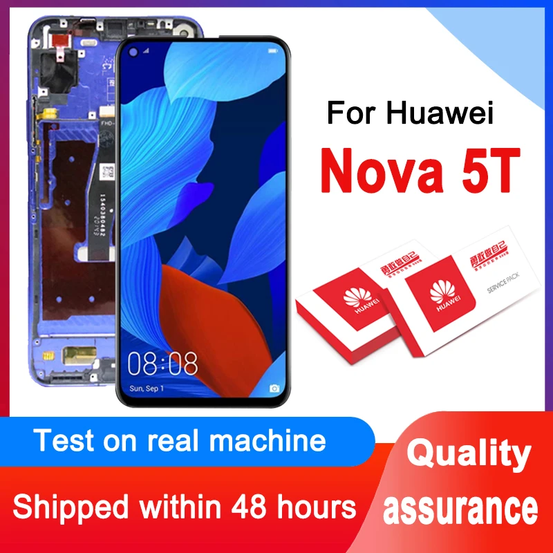 ААА + качество 6 26 ''ЖК дисплей экран Замена для Huawei Nova/5T ЖК-дисплей с сенсорным