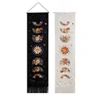 Богемный гобелен с цветами и луной, настенный художественный подвесной гобелен, технология печати HD, мягкий прочный декоративный идеальный подарок