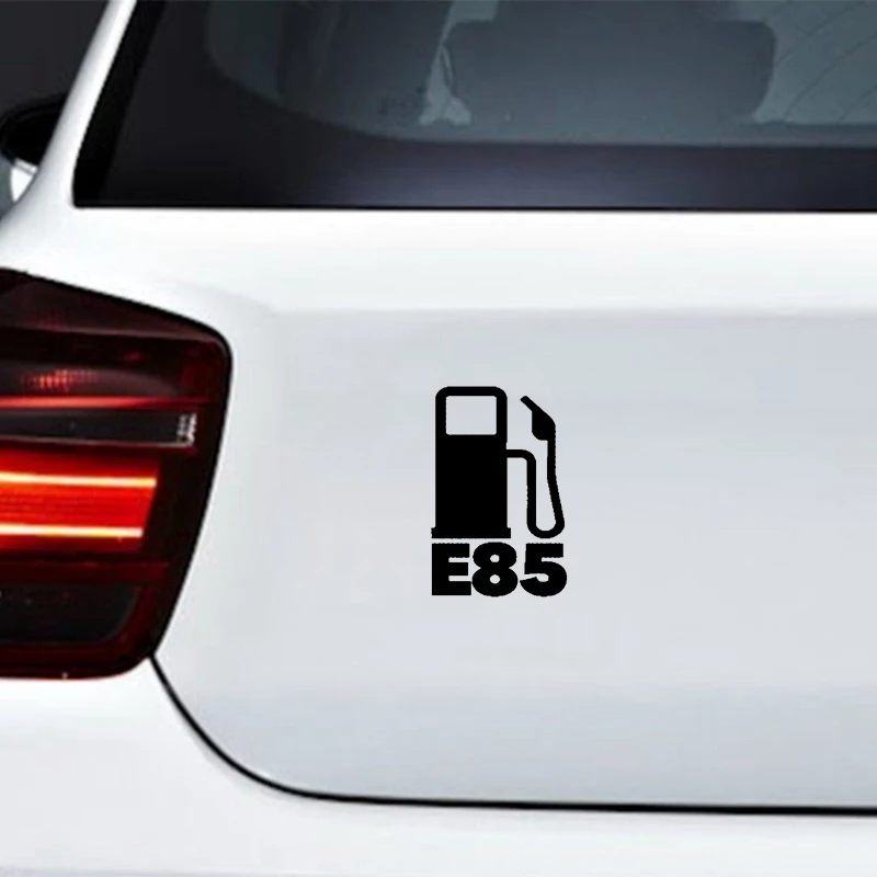 

15x10cmInteresting refueling machine and oil number Vinyl Car stickers Decals Motorcycle Accessories Car-Window Decorative Goods