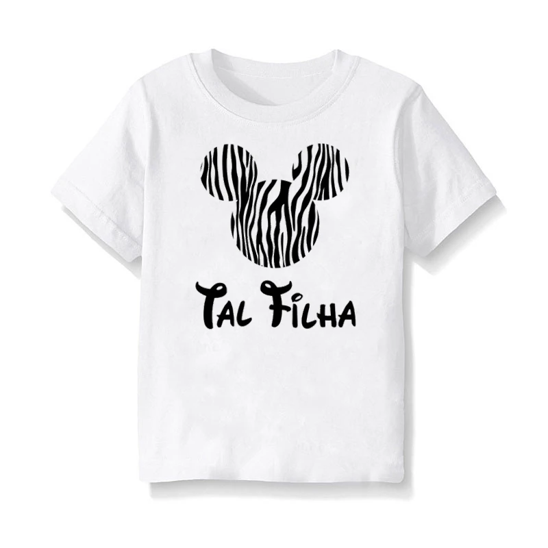 2019 детская футболка модные топы для девочек и мальчиков летняя Милая