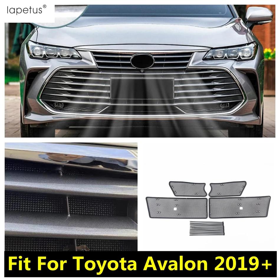 Lapetus-rejilla delantera para mosquitera, accesorio de decoración de malla, embellecedor para Toyota Avalon 2019, 2020, 2021, 2022