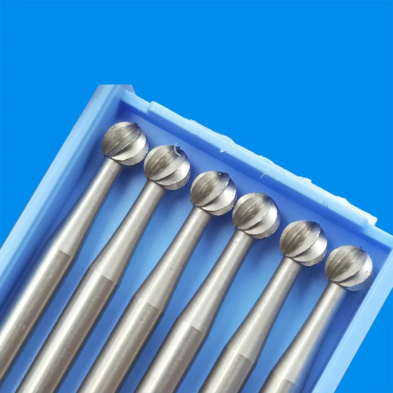 

jewellery making 6pcs tungsten steel round burs diamond Amber Engraving carving Mill Woodworking Router Bit Wood Milling Cutter