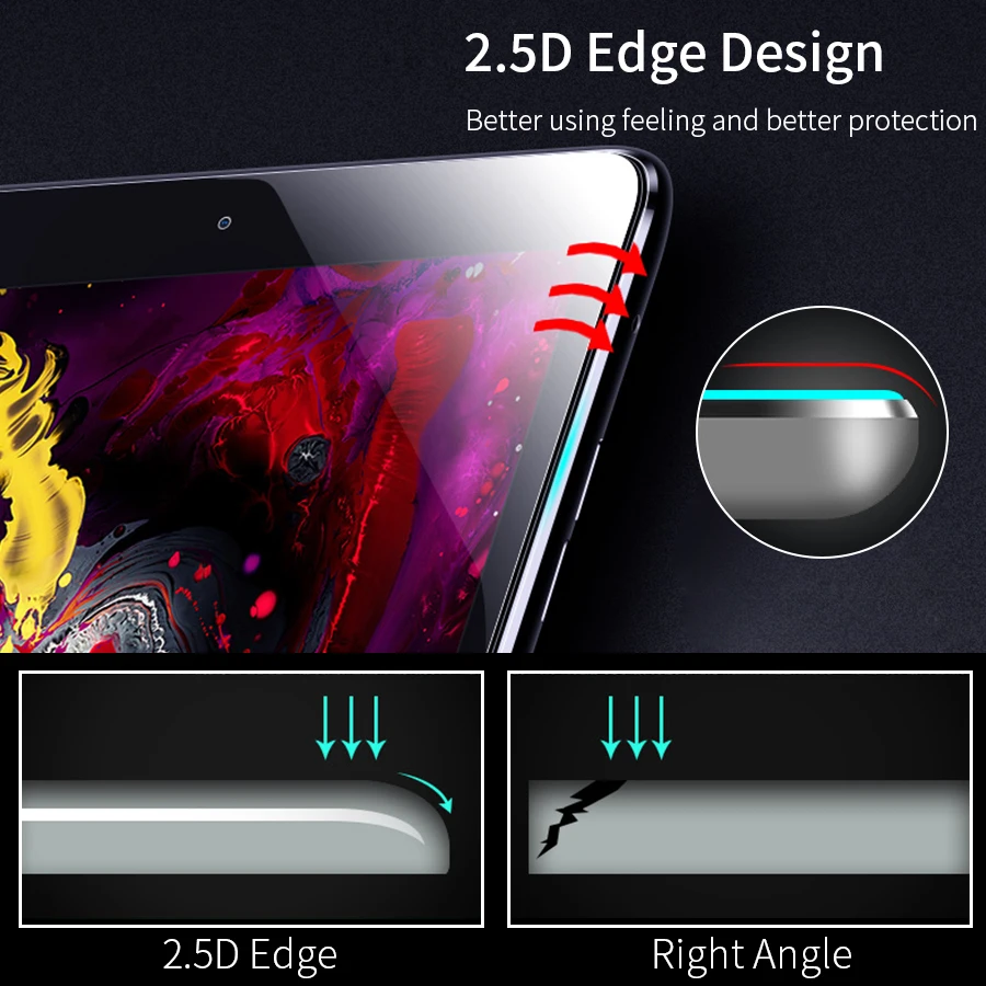 Защита экрана для iPad 7 iPad7 закаленное стекло Pro 11 10 5 пленка 2 2019 2017 2018 9 Air 1 3 mini 4