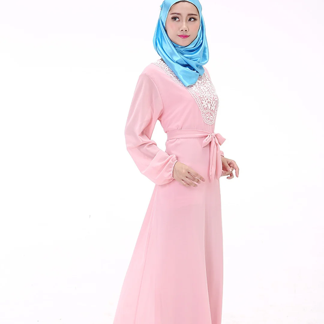 Новинка 2021, мусульманские халаты, женское платье в арабском стиле, женское платье с длинными рукавами, мусульманская одежда Kuftan