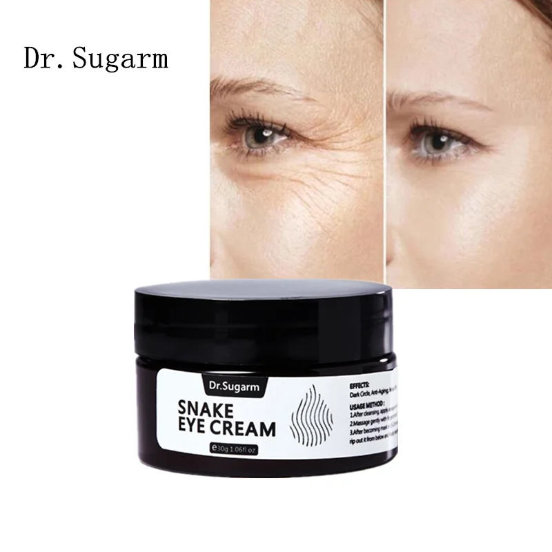 

Dr.Sugarm Snake Venom Anti Aging Eye Balm To Reduce Puffiness, Wrinkles, Dark Circles, Crows Feet