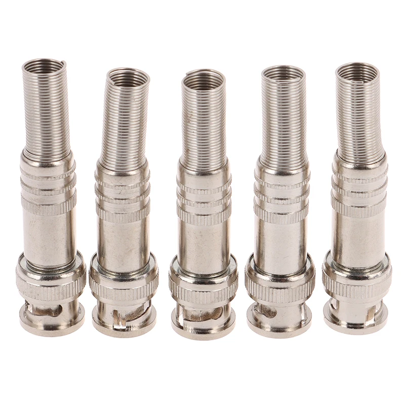 

5pcs/lot BNC-5 Welded Joint BNC Connector Q9-5 Monitoring Video Connector CCTV Head Wholesale