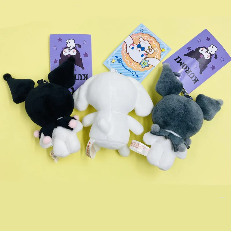Hello Kt Плюшевые игрушки-подвески Kawaii набивной Kuromi Cinnamoroll My Melody плюшевый брелок