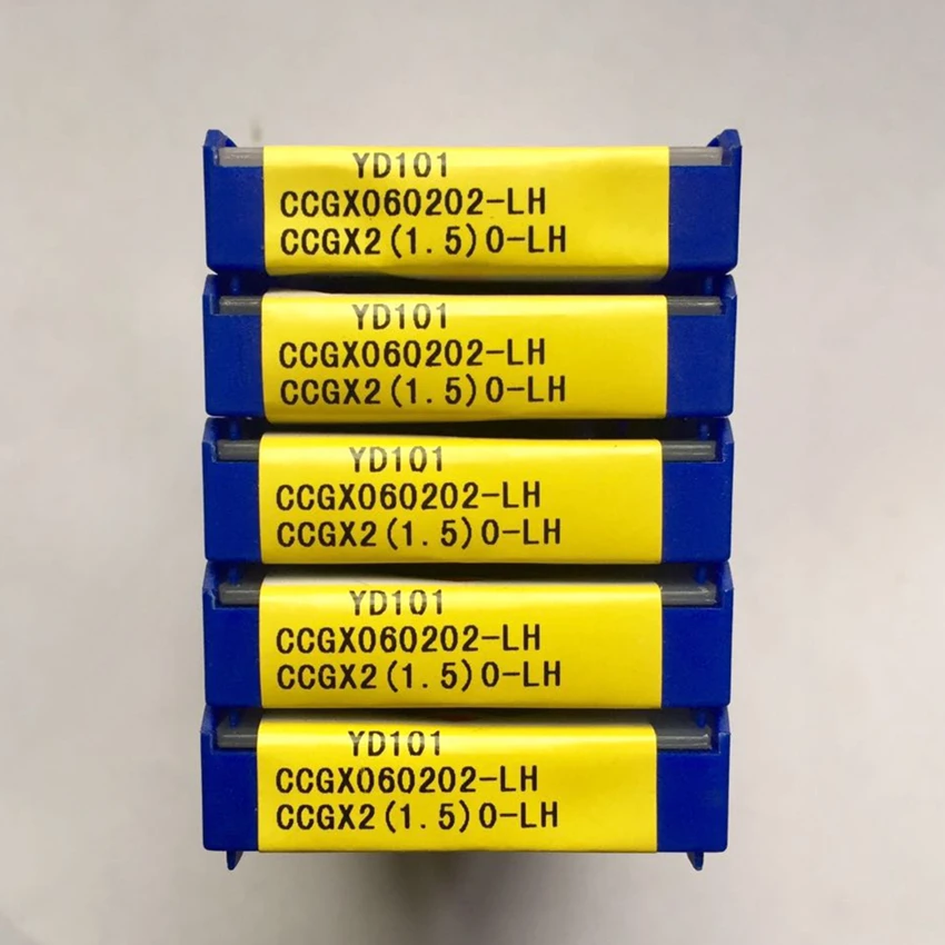 

ZCC.CT CCGX060202-LC/CCGX060204-LC/CCGX060202-LH/CCGX060204-LH/CCGX060208-LH YD101 CNC carbide inserts cermet inserts 10PCS/BOX