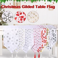 new design christmas table runner bronzing stars cover xmas tablecloth home decor 180x35cm 71x14inch any holiday occasion