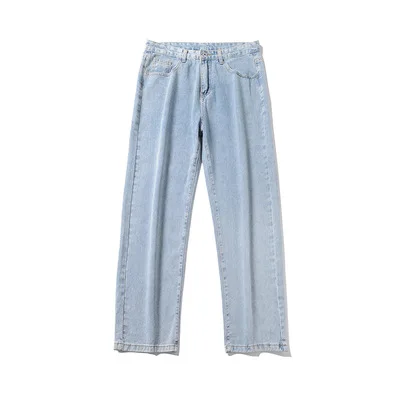 

Spring new men's jeans loose straight leg old daddy pants male Korean style trendy youth trousers