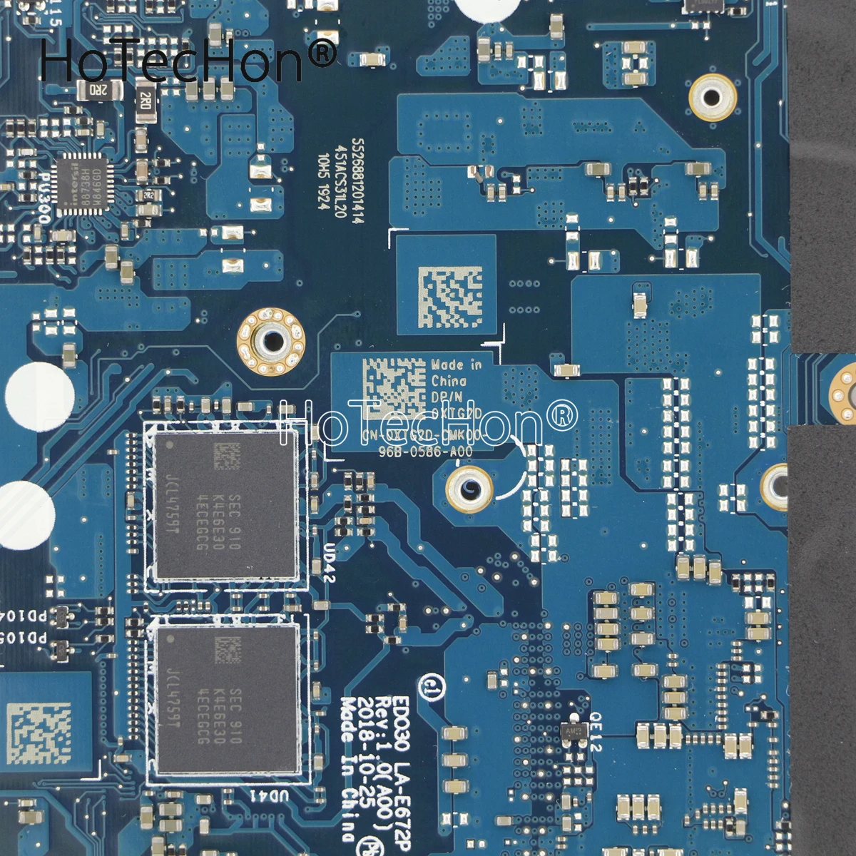 xtg2d laptop motherboard edo30 la e672p w i5 8265u 8gb ram for dell xps 13 9380 laptops free global shipping