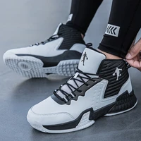 basketball shoes mens shoes mesh surface 2021 summer new breathable student sports shoes high top shock absorption sneakers