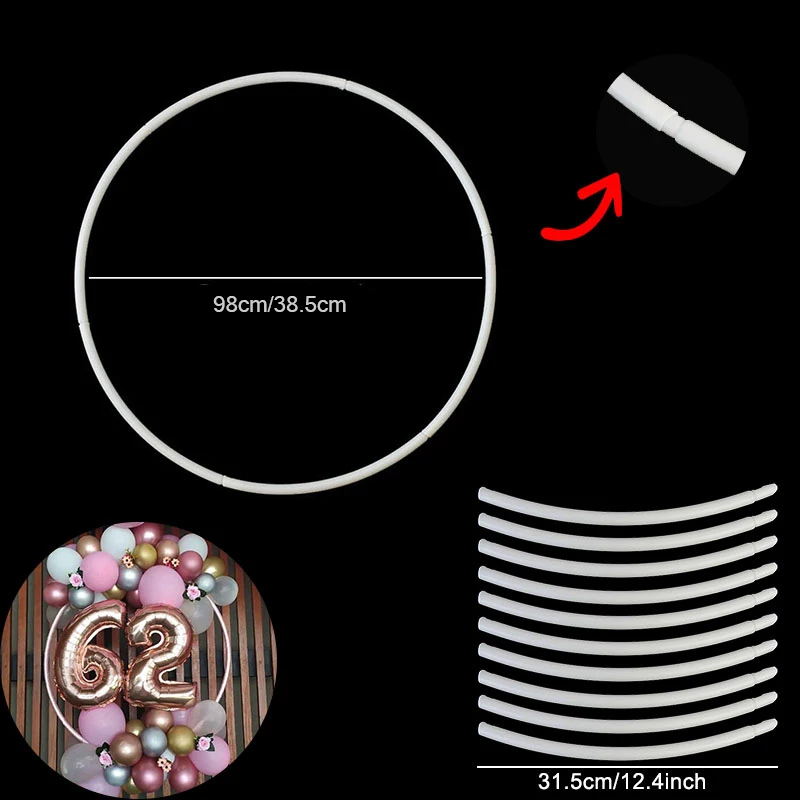 100cm Round Circle Balloons Hoop Holder Arch Weddng Backdrop Ballon Farme Baby Shower Kids Birthday Party Decoration