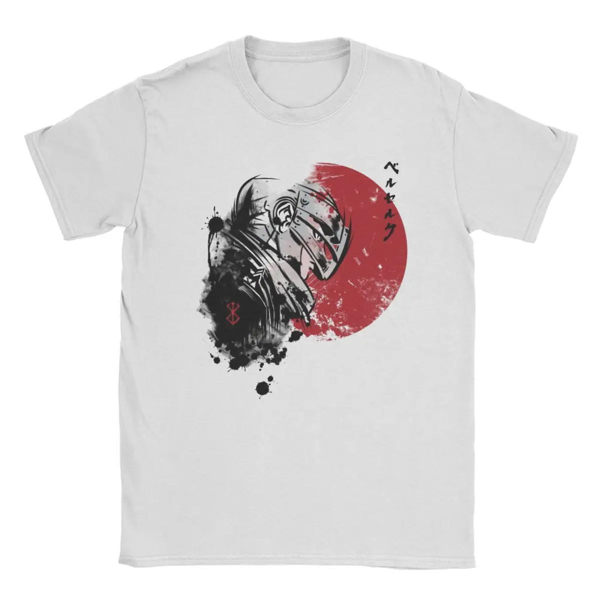

Berserk Guts T-Shirts for Men Women Swordsman Gatsu Sacrifice Zodd Anime Cotton Tee Shirt Round Neck Short Sleeve T Shirts