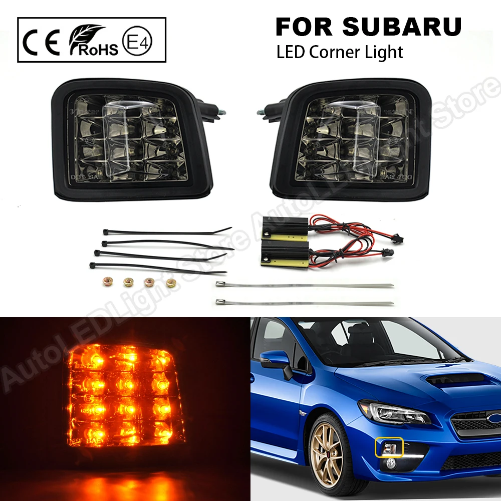 

Передний светодиодный указатель поворота, для Subaru STI WRX, 2 шт.