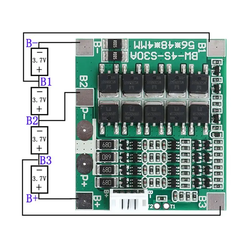 4S 30A 12 8 В Вт/баланс 3 2 LiFePo4 жизнь 18650 батарея BMS Защита PCB плата LX9A |