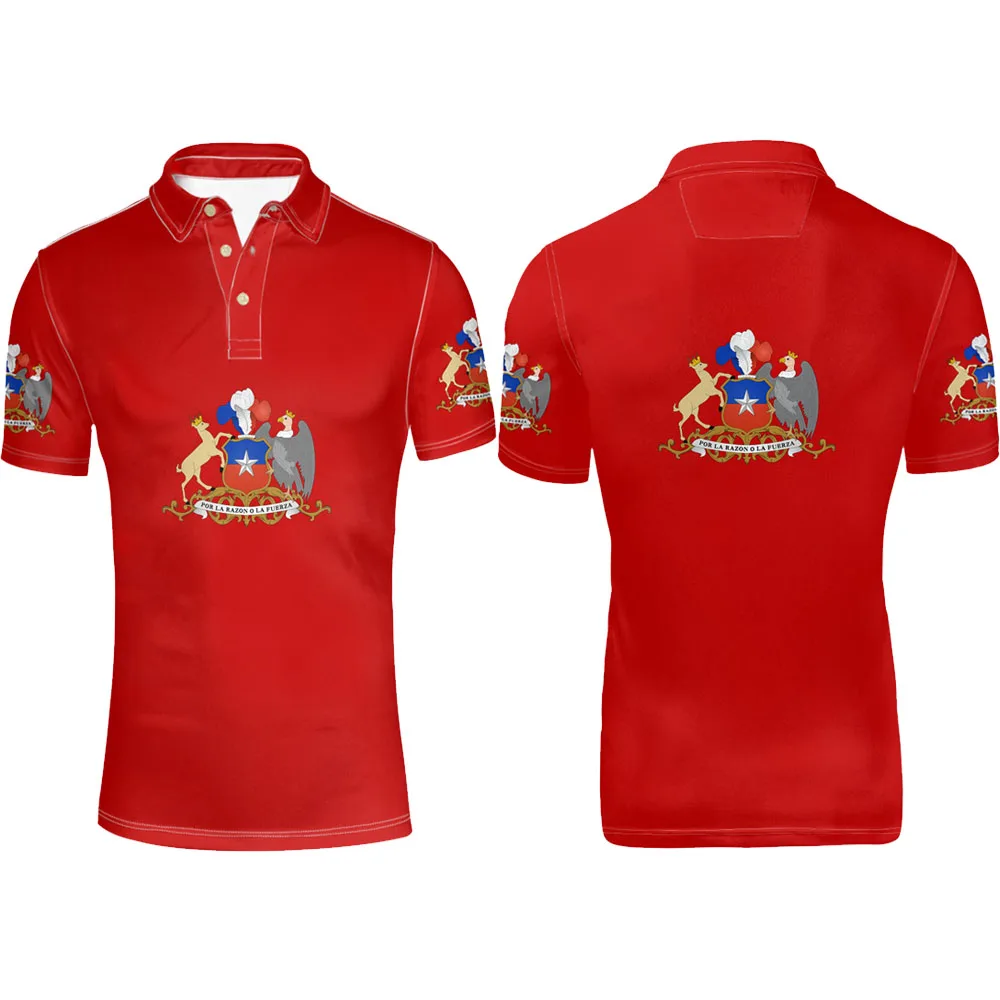 Чили Молодежная самодельная рубашка-поло chl с именным номером на заказ