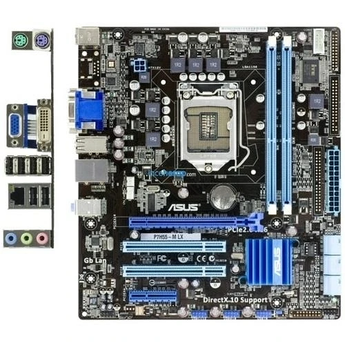 

ASUS P7H55-M LX PC Desktop mainboard LGA 1156 DDR3 for I3 I5 I7 8GB H55 Used motherboard