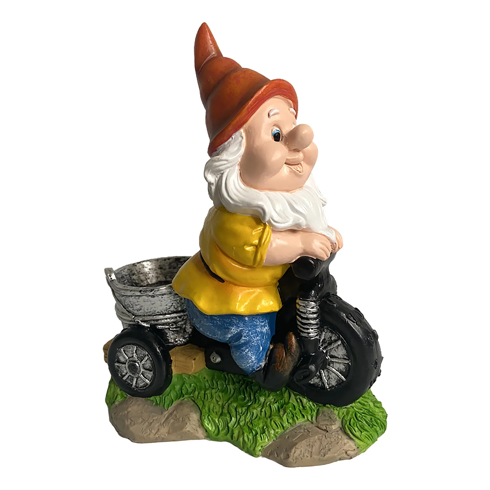 

Bird Feeder Riding A Tricycle Dwarf Dwarf Resin Crafts Garden Ornaments Bird Feeder Garden Decoration Bird dcoration de jardin
