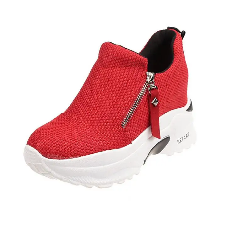 

2019 fashion Breathable Women's sneakers New mesh platform sneaker Casual comfortable woman shoes tenis zapatos mujer 35-40