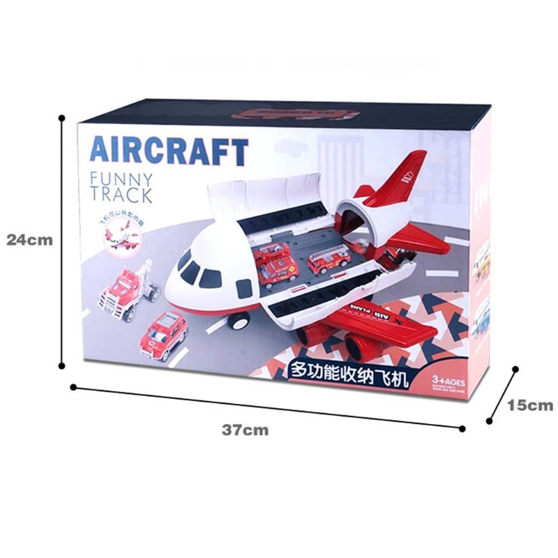 

Children Plane Model Toy Set Simulation Large Storage Transport Aircraft