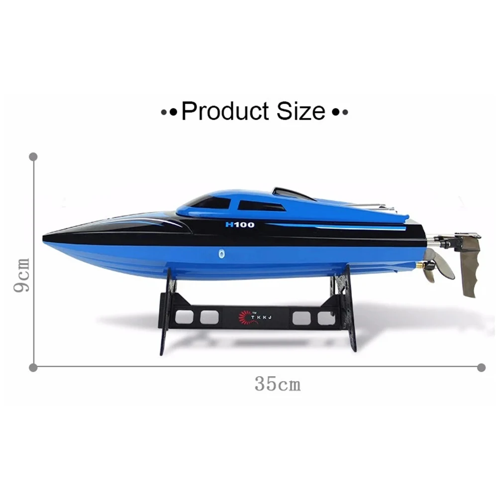 H100 2,4G 4CH 180 градусов флип высокоскоростной Электрический RC гоночный катер детская игрушка подарок мини RC корабль скоростная лодка идеальный подарок на день рождения