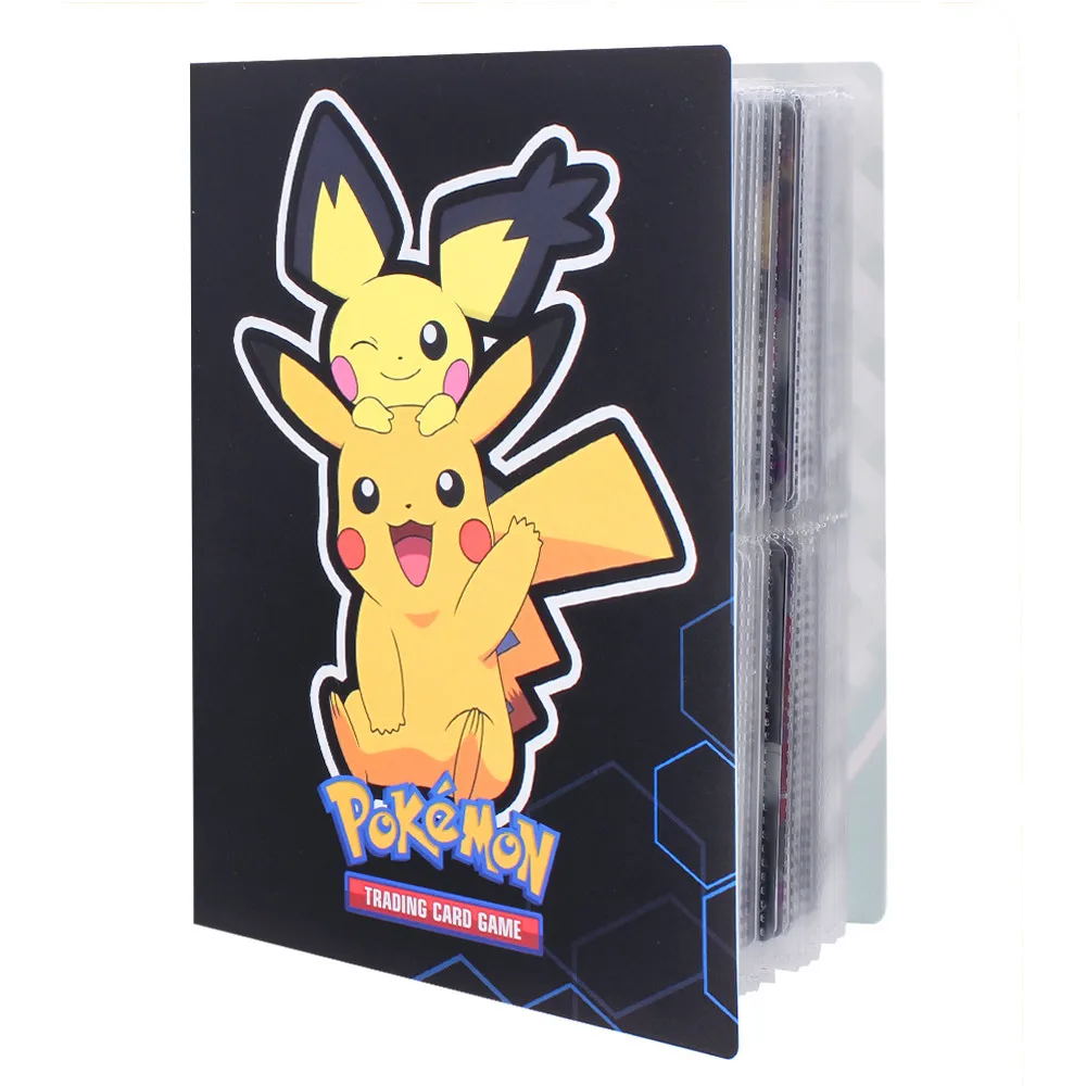 

240Pcs Holder Album Toys Collections Pokemon Cards Album Book Top Loaded List Toys Gift for Children