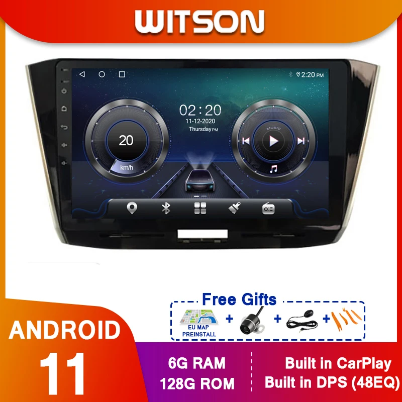 WITSON 10 2 &quotFULL HD сенсорный экран Android 11 Восьмиядерный Автомобильный GPS