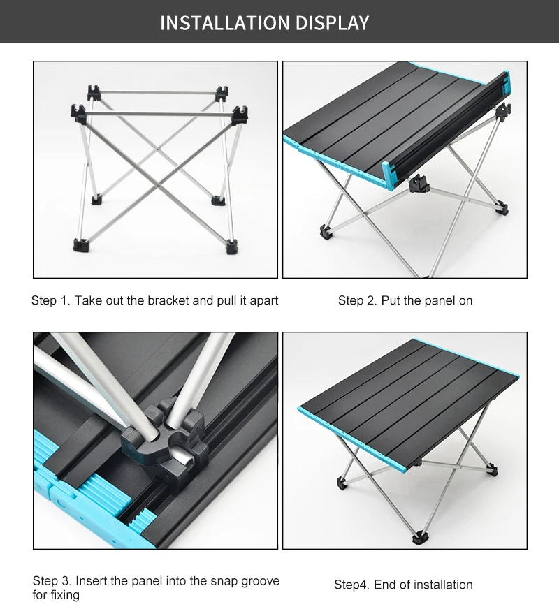 Портативный складной стол для отдыха на открытом воздухе кемпинга планшетов