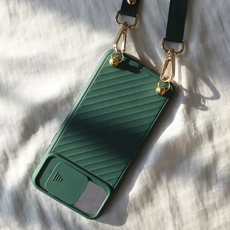 

for iPhone 12/12 Pro,Camera Shoulder Strap Lanyard Lens Phone Cover