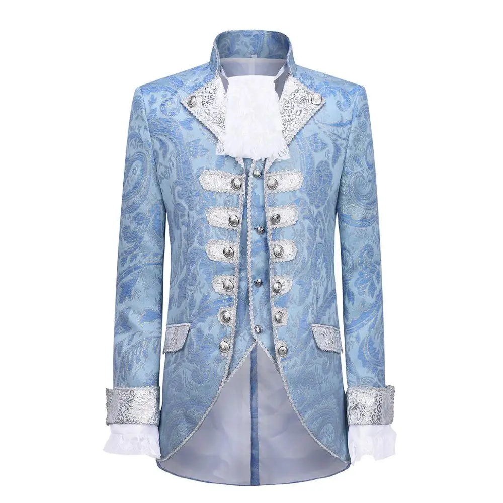 YUNCLOS синий Королевский корт мужской костюм английский стиль 3 штуки Банкетный