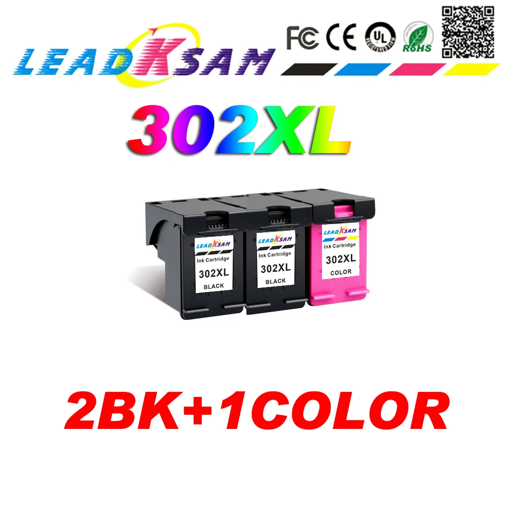 Хит продаж совместимый с чернильным картриджем HP302XL 302XL ENVY4520 HP302 чернильный