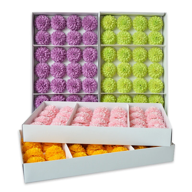 Искусственные цветочные головки хризантемы мыло цветы искусственные Маргаритка