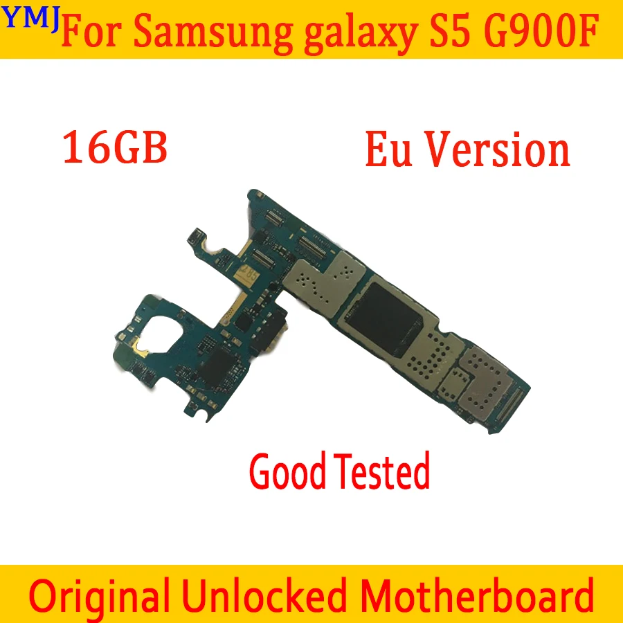 Оригинальная разблокированная материнская плата для Samsung Galaxy S5 G900F 16 ГБ