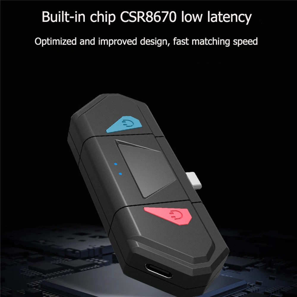 

Audio Bluetooth Transmitter Adapter Support Charging/ Switching TV HDMI Mode for Switch