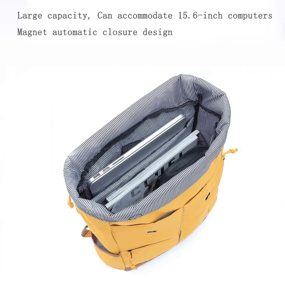 Xiaomi Mijia 90fun Urevo рюкзак Ipx4 водоотталкивающий 13л большой емкости ранец 14/15. 6 дюймов