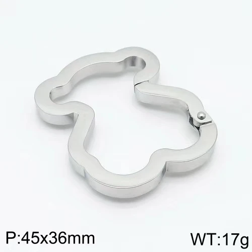 Лидер продаж модные женские и мужские серебряные брелоки из нержавеющей стали