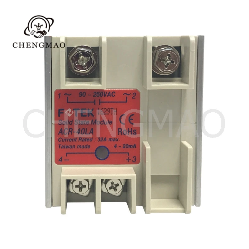ACR-40LA/ ACR-80LA 90~250VAC Taiwan Original FOTEK Power Regulator Enhanced Heat Sink Solid State Module